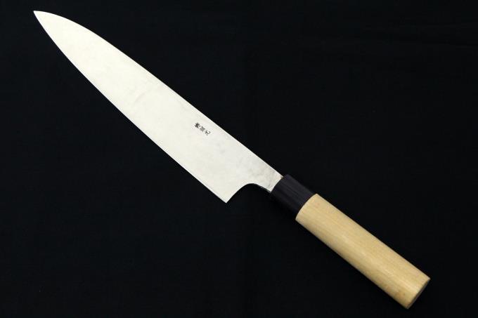 高橋刃物製作所 柳出刃包丁 九寸 (実寸：刃渡り265mm) 特鋼光 合金鋼