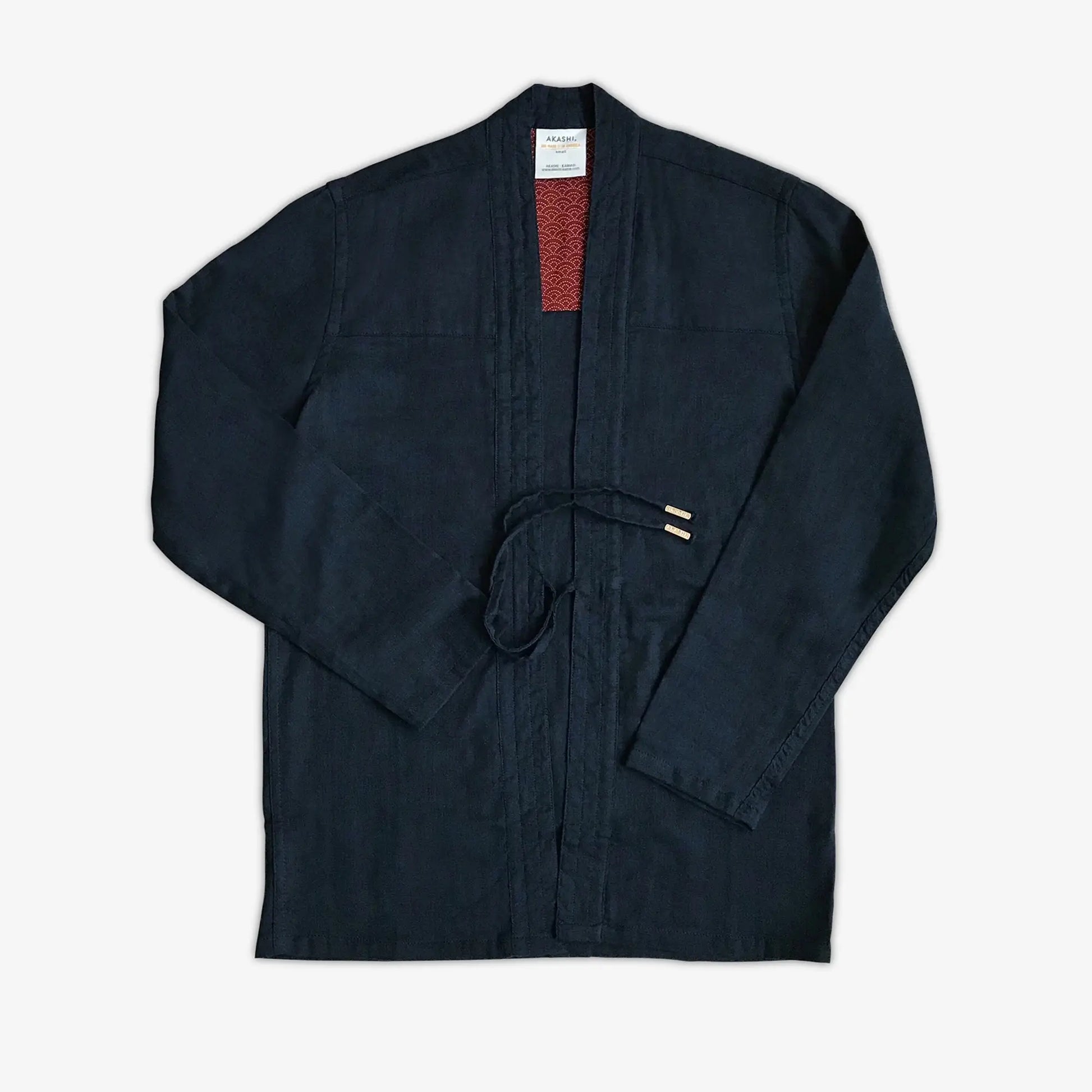 Noragi Jacket - Deep Indigo — AKASHI-KAMA