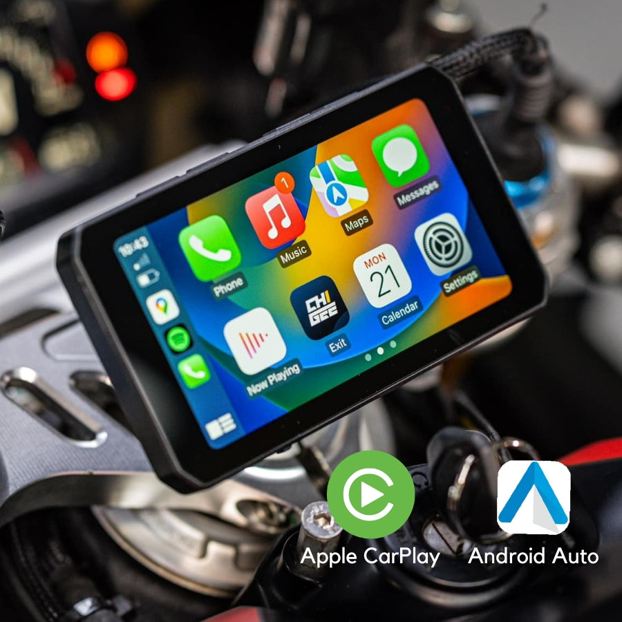 AIO-5 Lite：バイクライフを快適に。音楽やナビなどミラーリング可能な
