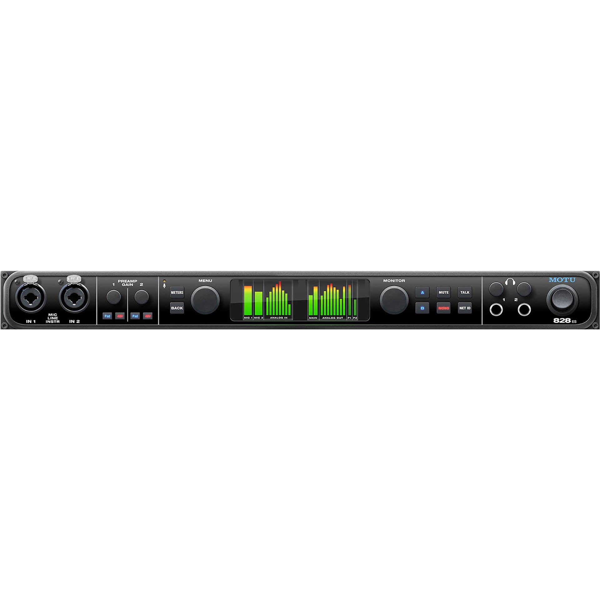 MOTU 828es 28x32 Thunderbolt / USB2 Interface with DSP, Networking