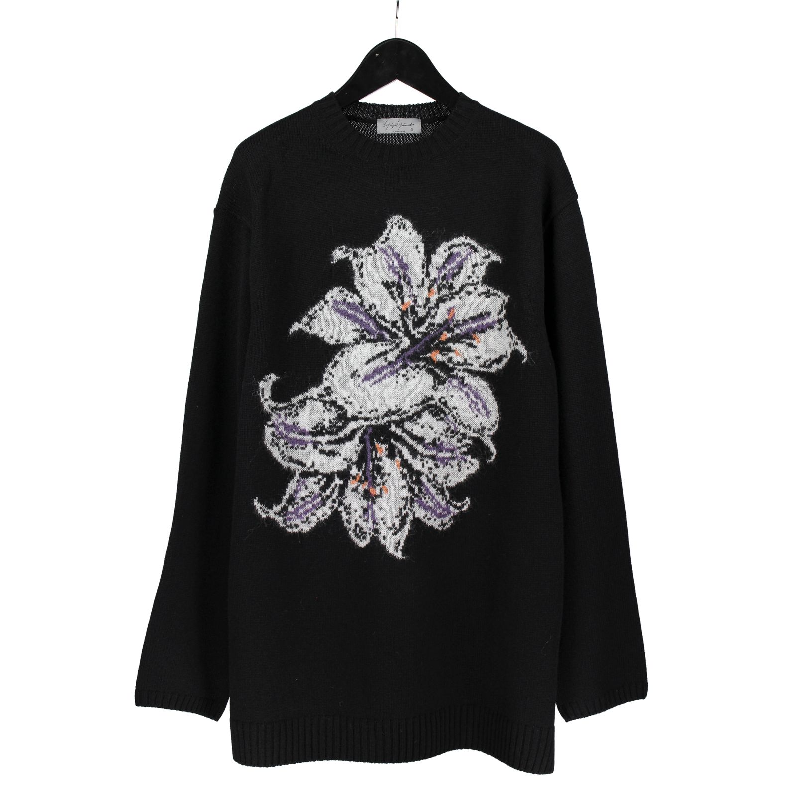 yohji yamamoto - pour homme 花柄丸首A / HE-K28-983 | ALUBUS / RUFUS