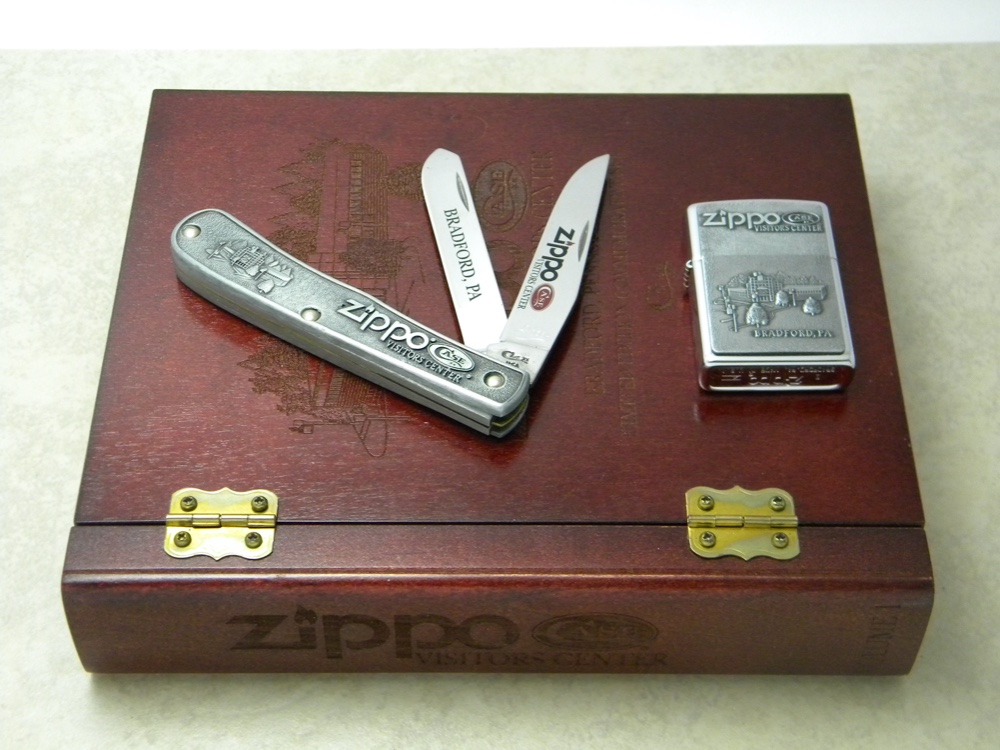 Case XX USA 1997 Case Visitors Center Commemorative Zippo and M254