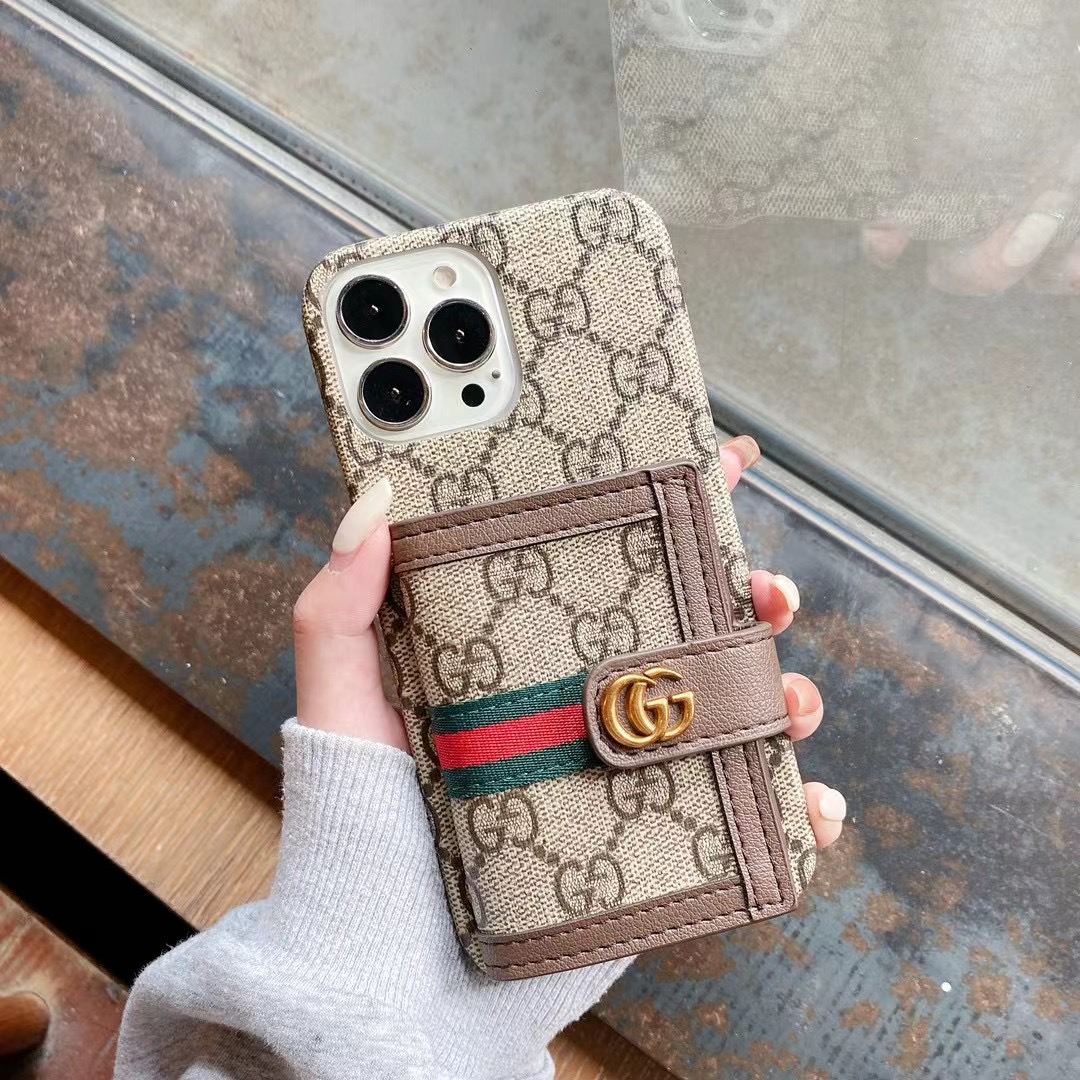 Gucci iPhone 15 Pro Max Case Gucci iPhone 15 Leather Case|