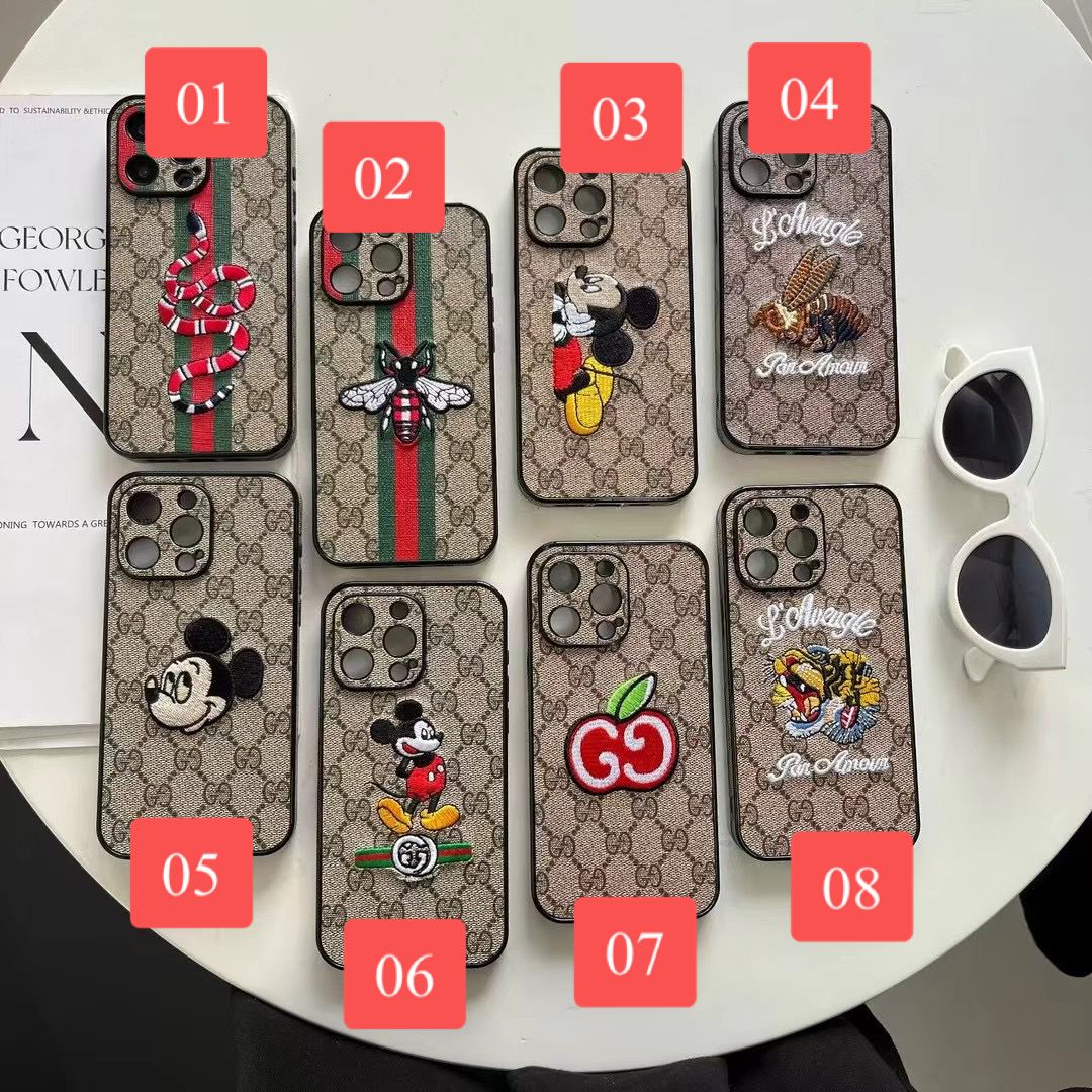 Gucci GG Tiger iPhone 16 15 Pro Max Case Designer iPhone 16 Plus