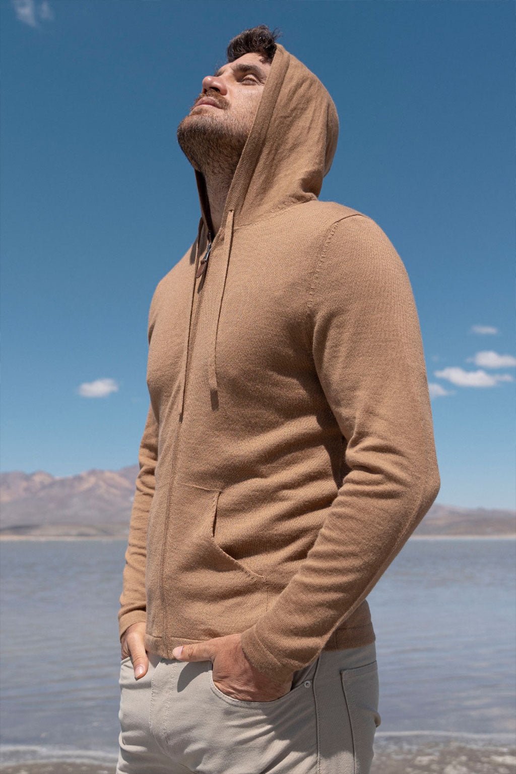 Lightweight Baby Alpaca Hoodie – Alpaca Collections