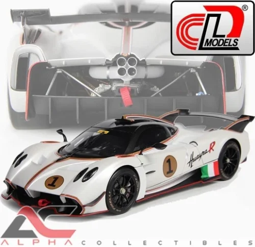 Pagani Huayra R 1/18 スケールモデルミニカー 1/18 LCD Pagani Huayra R (Carbon Black) Diecast Car Model