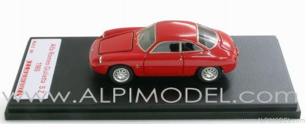 tecnomodel Alfa Romeo Giulietta SZ Stradale 1960 (red)(with engine