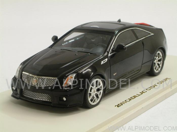 LUXURY 101027 Cadillac CTS-V Coupe 2011 (Raven Black) 1/43