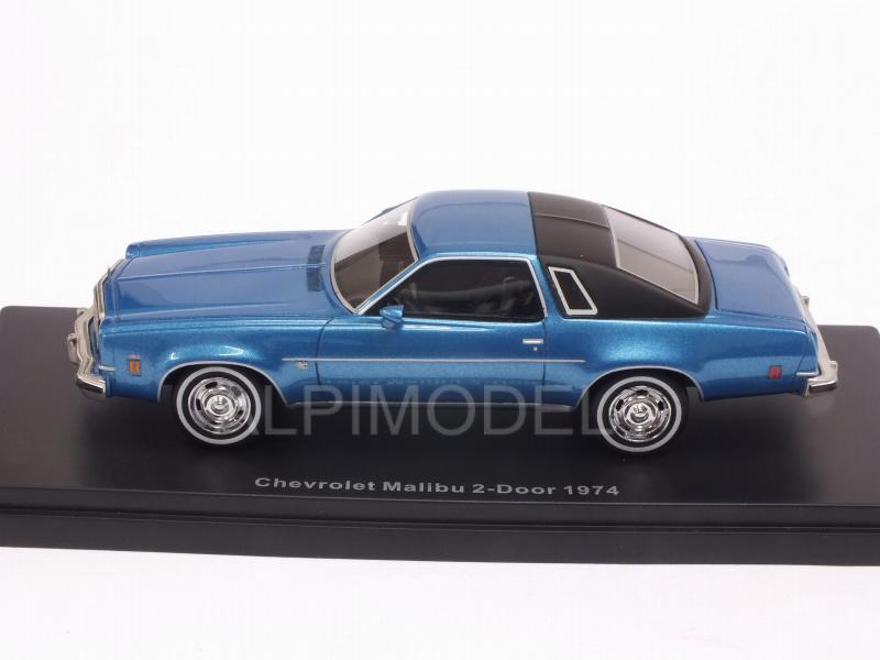 NEO 47186 Chevrolet Malibu 2-Doors 1974 (Metallic blue) 1/43