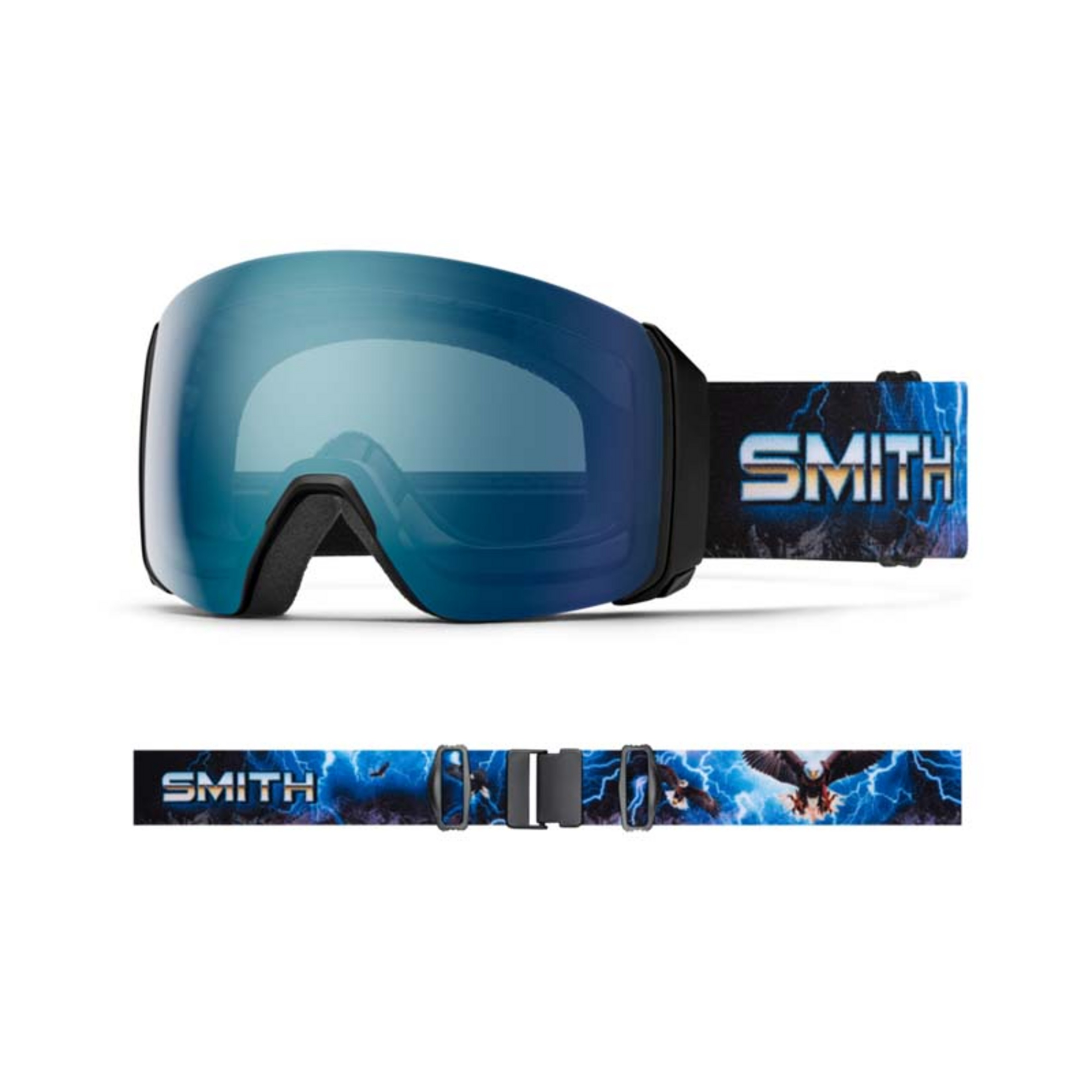 Smith 4D Mag XL Goggle - Open Road/ChromaPop Everyday Blue Mirror