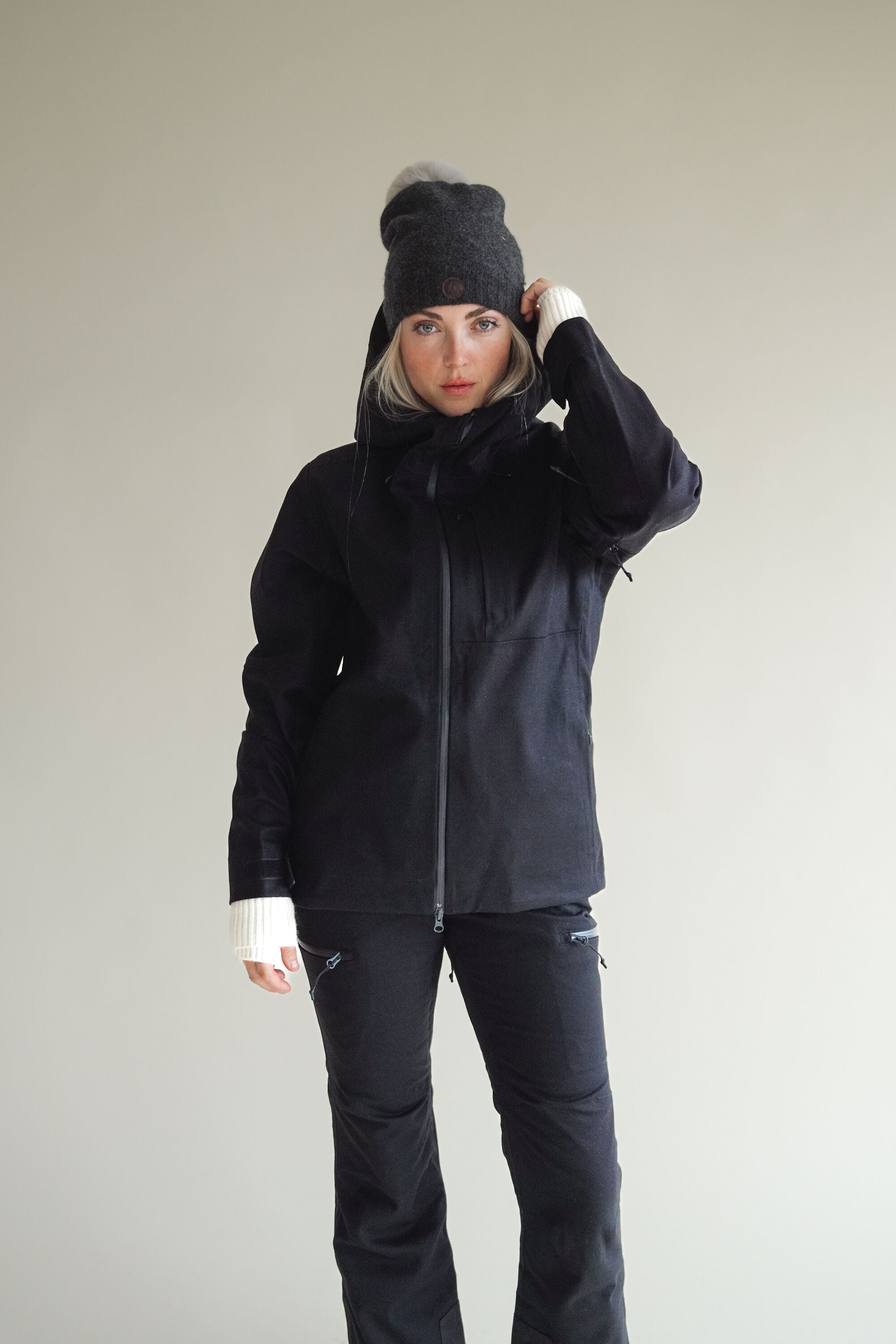 Women's Ascent Shell Jacket - schoeller c_change wool | Alps & Meters