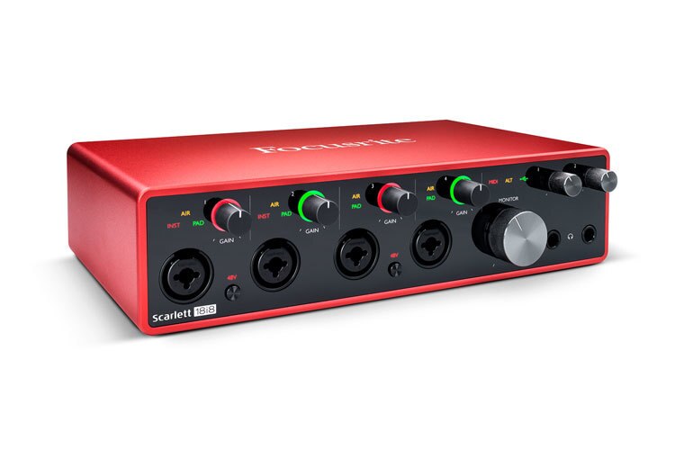 Focusrite Scarlett 8i6 3rd Gen 8-in, 6-out USB audio
