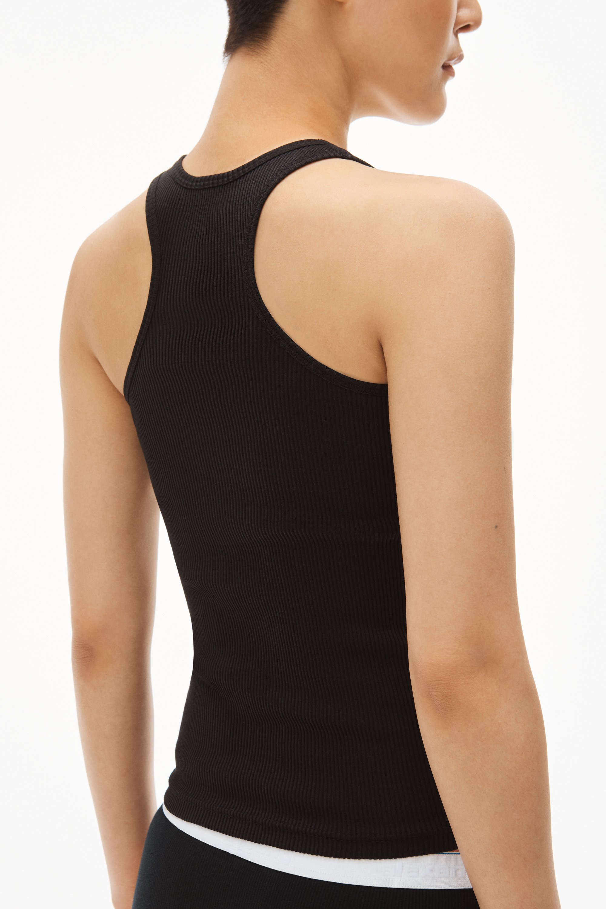 alexanderwang アレキサンダーワング リブコットン レーサーバック