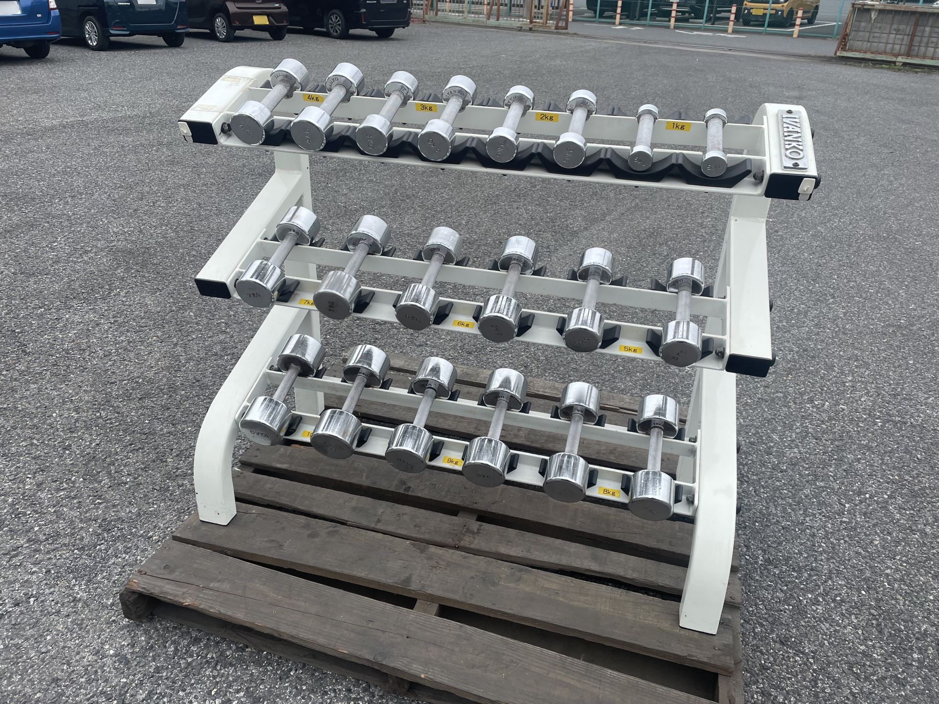 IVANKOクロームダンベル＆ラックセット アポワフィットネス｜商品詳細