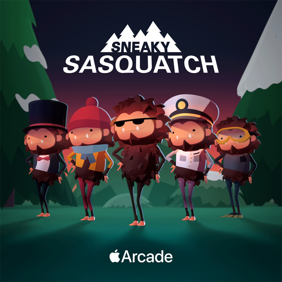 今年のホリデーシーズンはApple Arcadeで「Sneaky Sasquatch」に没頭