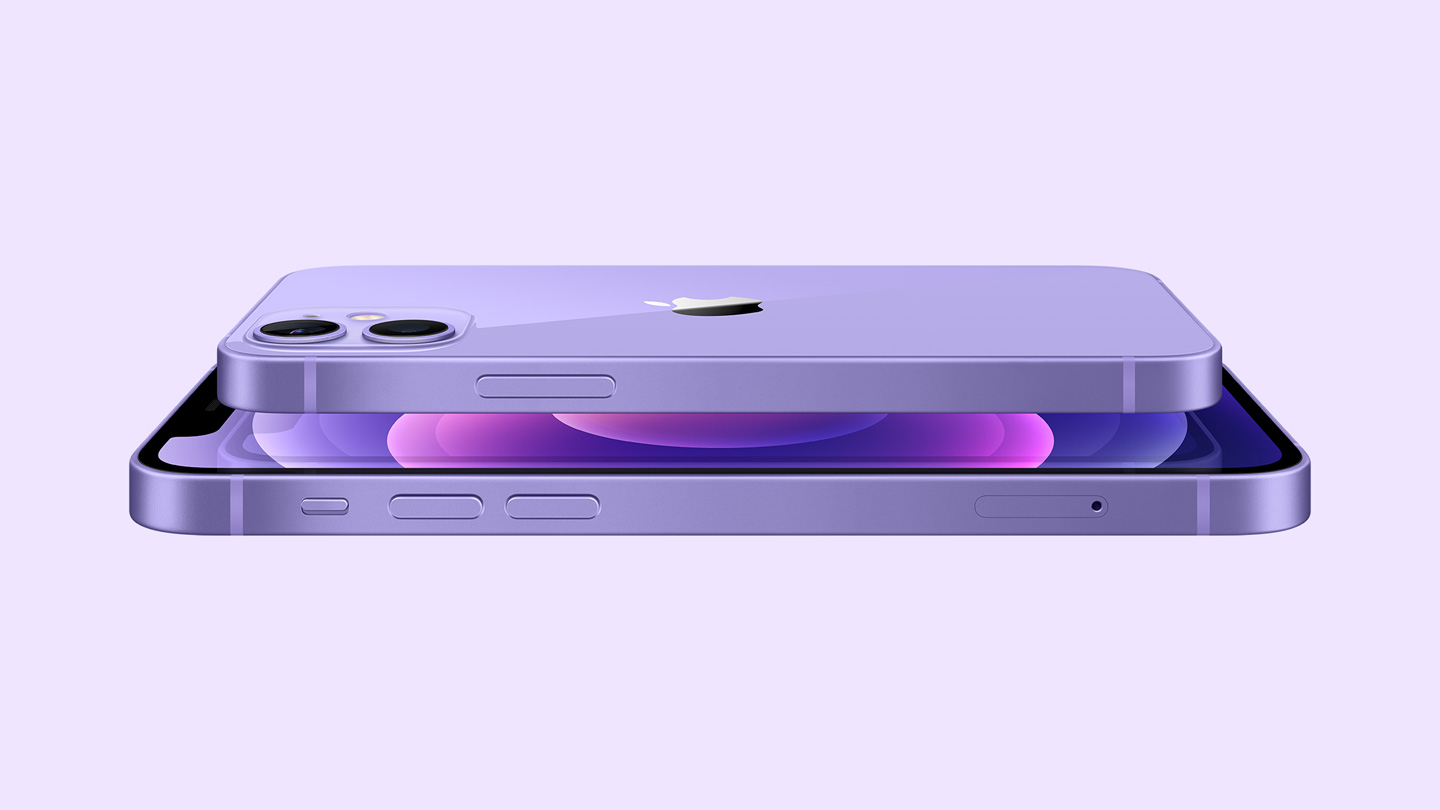 Apple、目を奪う美しさの新しいパープルのiPhone 12とiPhone 12 miniを