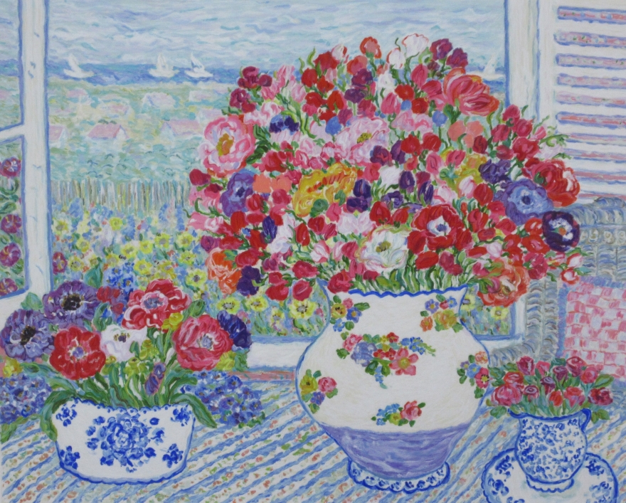 未開封・未使用品】【希少2000ピース】レスリー・セイヤー 窓辺の風景