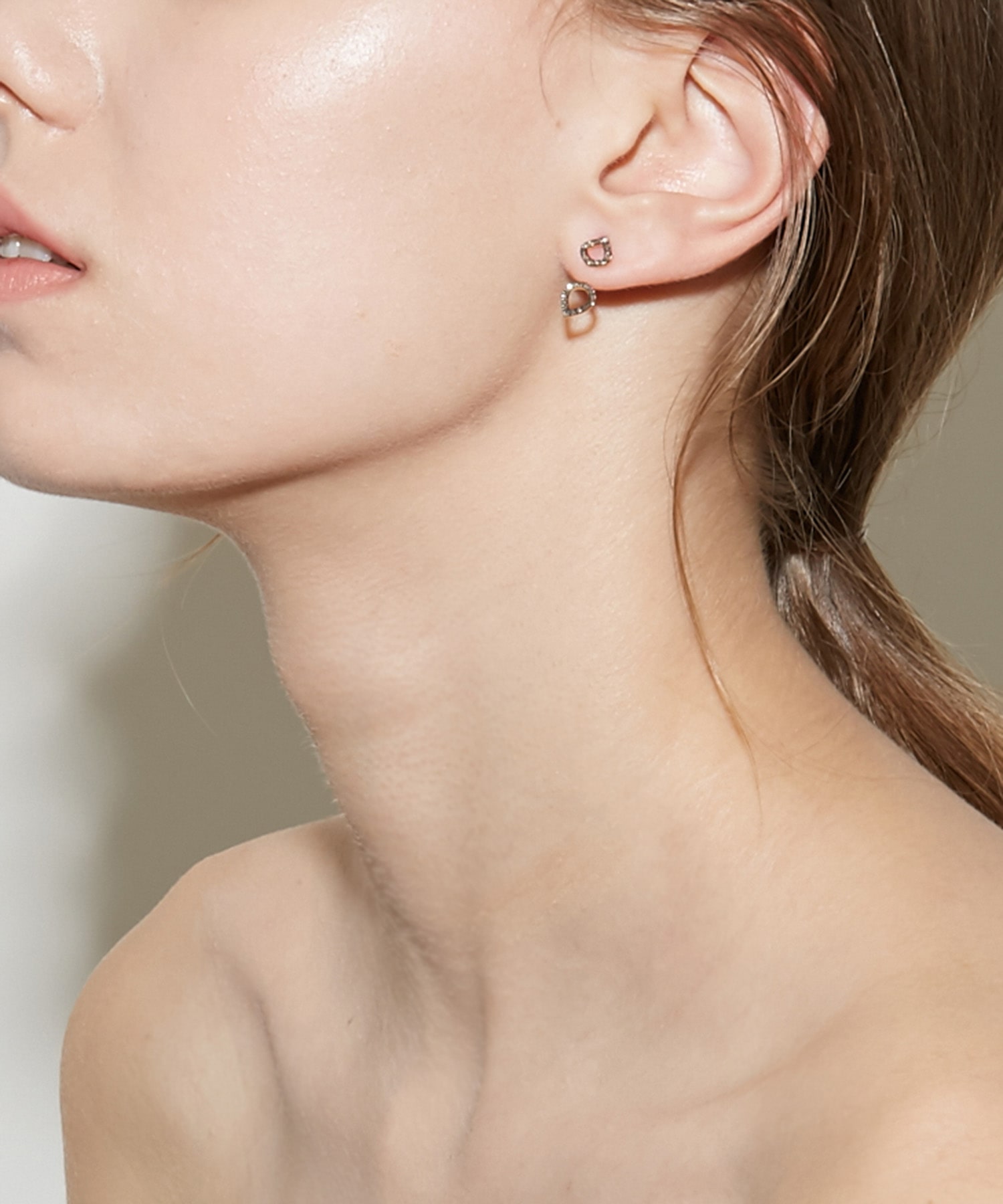 lotus] petit petal diamonds pierced earring｜ARTIDA OUD（アル