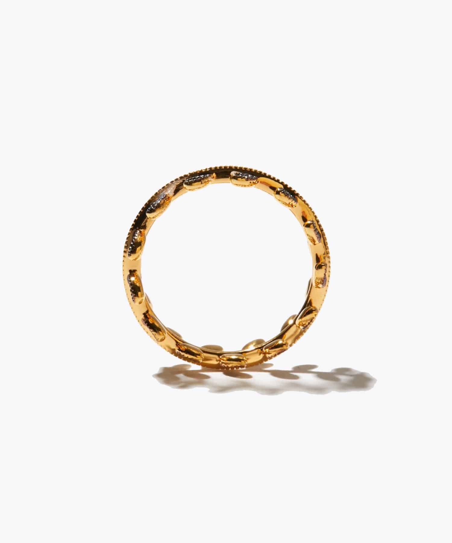 citronnier] leaves pave diamonds ring｜ARTIDA OUD（アルティーダ