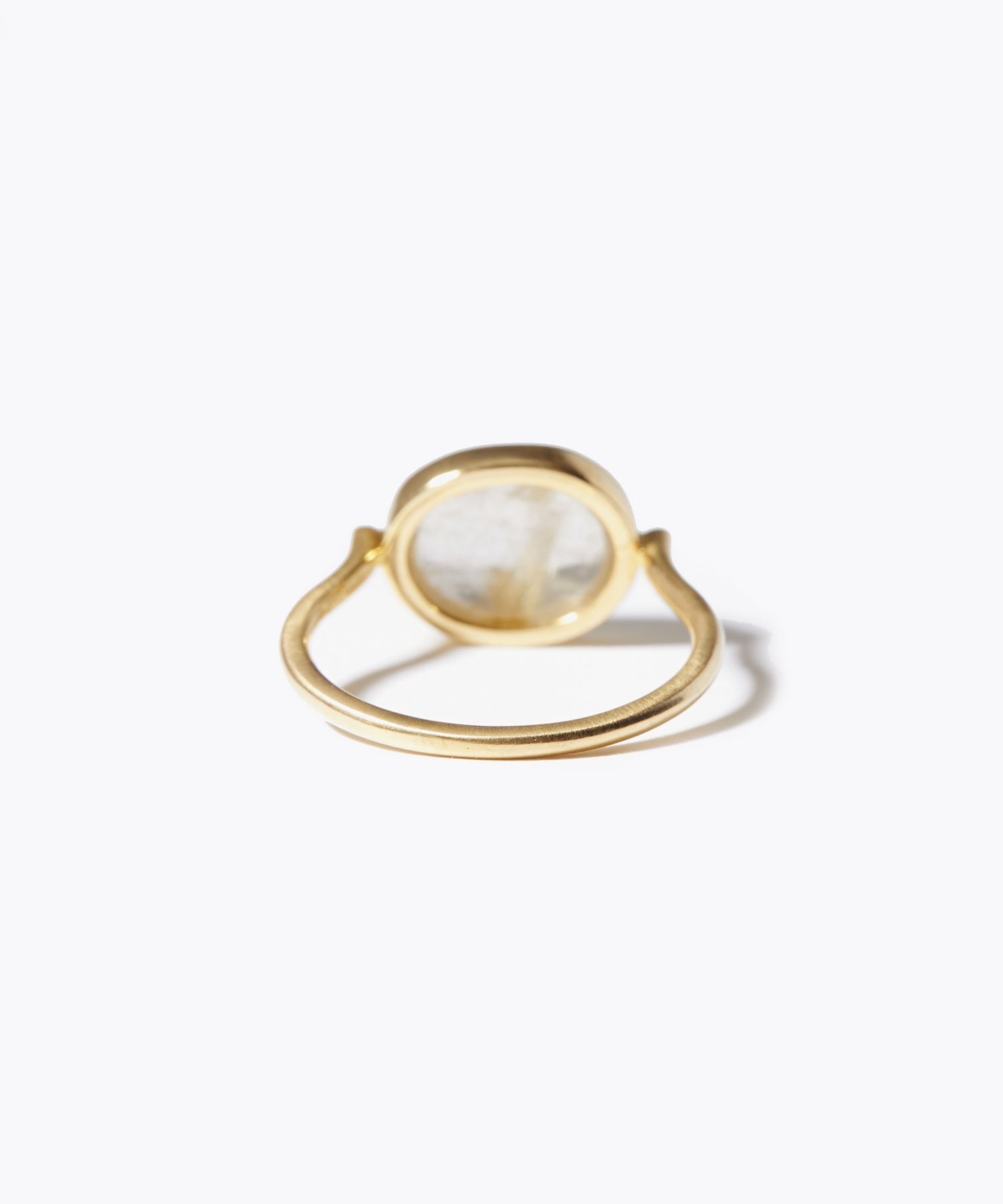 ancient] cabochon gold rutilated quartz ring｜ARTIDA OUD（アル