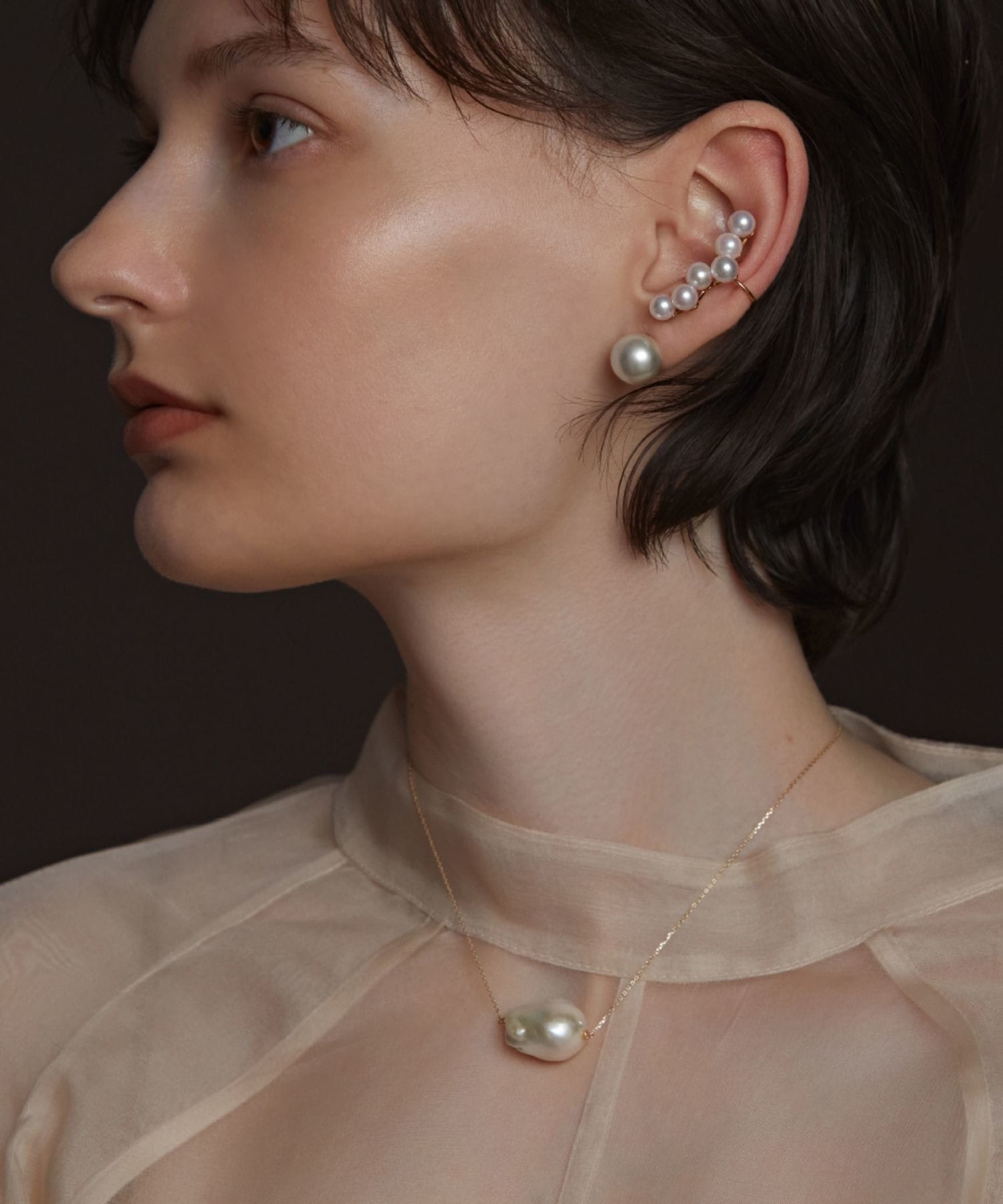 philia] silver akoya pearl 6 pieces cuff｜ARTIDA OUD（アルティーダ