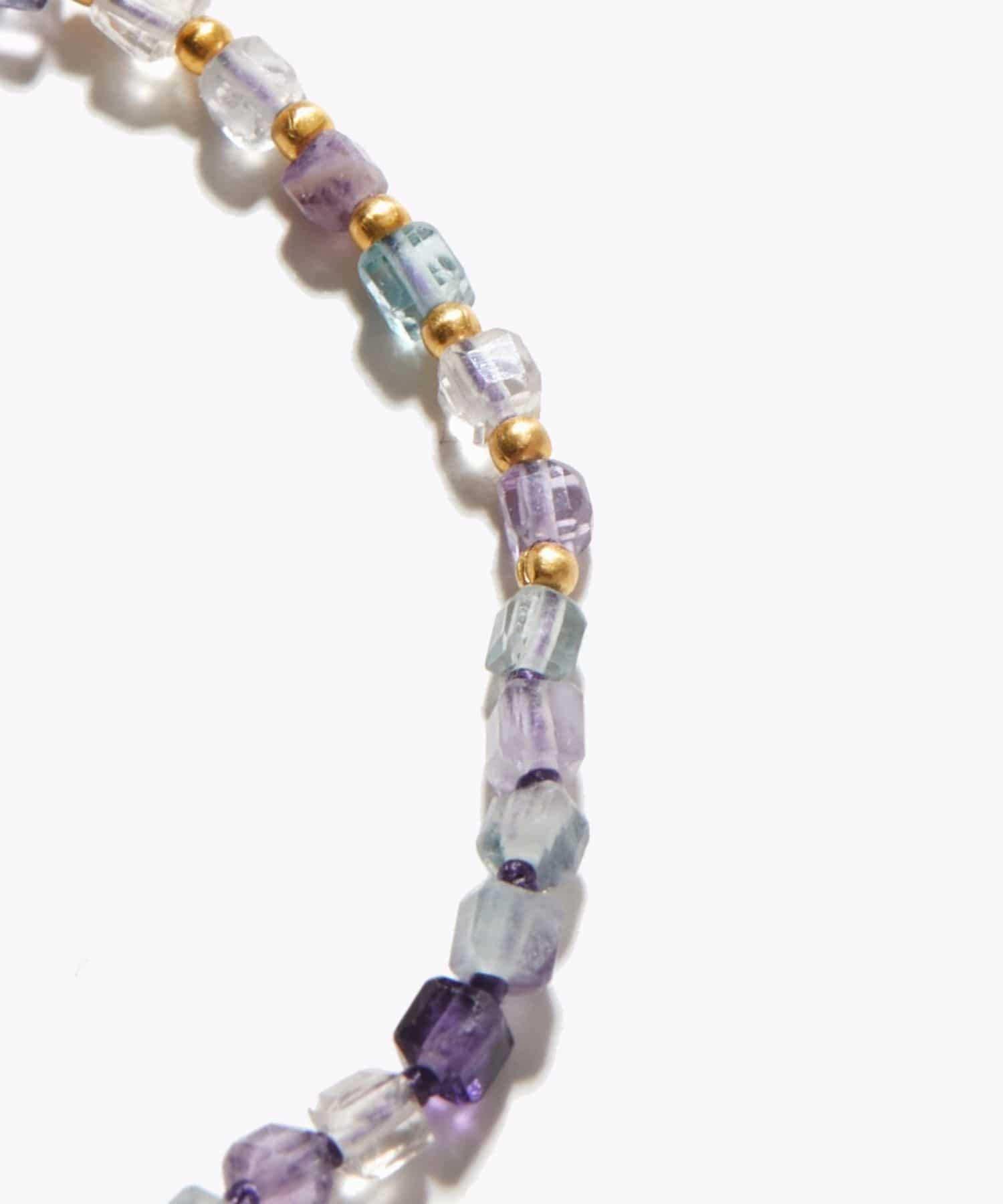 I am donation] fluorite knot bracelet｜ARTIDA OUD（アルティーダ