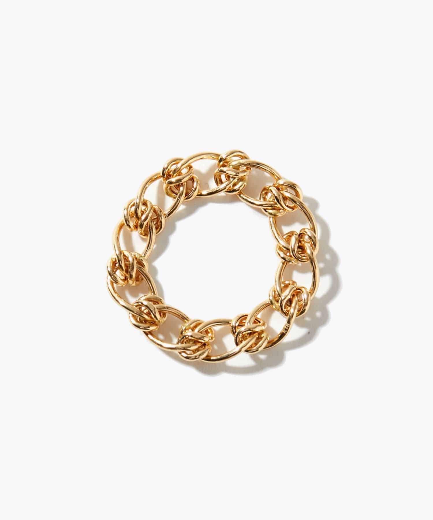 basic] K18 hollow italian chain ring｜ARTIDA OUD（アルティーダ