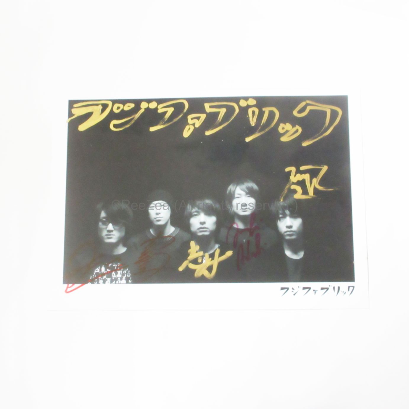 買取】フジファブリック(FUJIFABRIC) その他 メンバー5人 直筆サイン