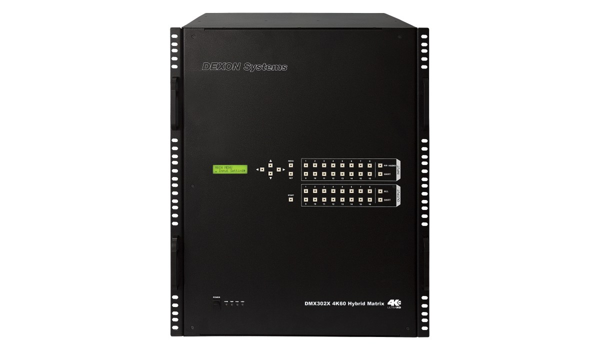 DMX300x - 4K@60対応 モジュラー型シームレスマトリクススイッチャー
