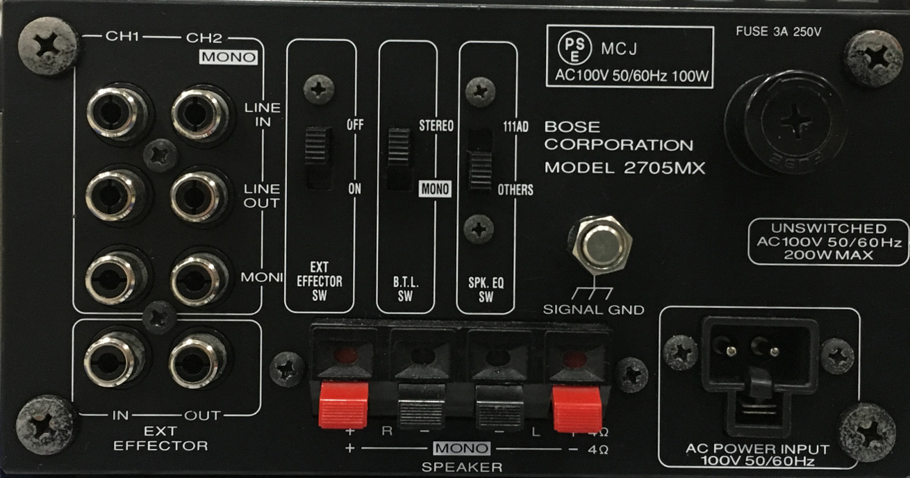 BOSE 2705MX｜アークベル株式会社