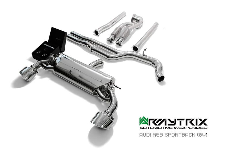 Audi RS3 8V Sportback ARMYTRIX Exhaust Mods Best Tuning Review Price