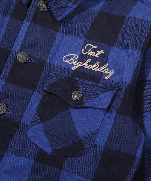 PIECE DYED BUFFALO CHECK SHIRTS - TMT 「Area」
