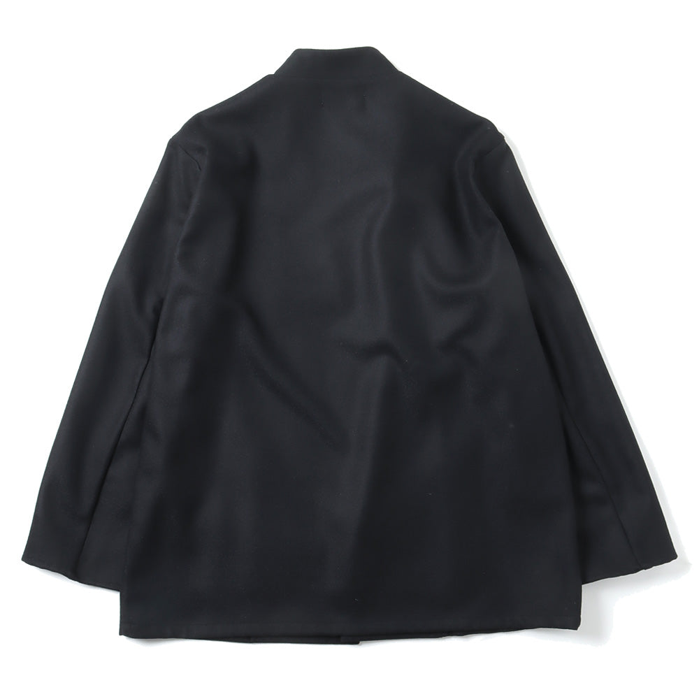 marka(マーカ) - LAPELLESS SHIRT JACKET WOOL FLANNEL – Area