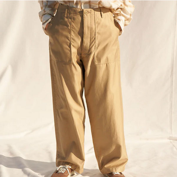 INTERIM(インテリム) - GIZA BACK SATIN BAKER PANTS – Area