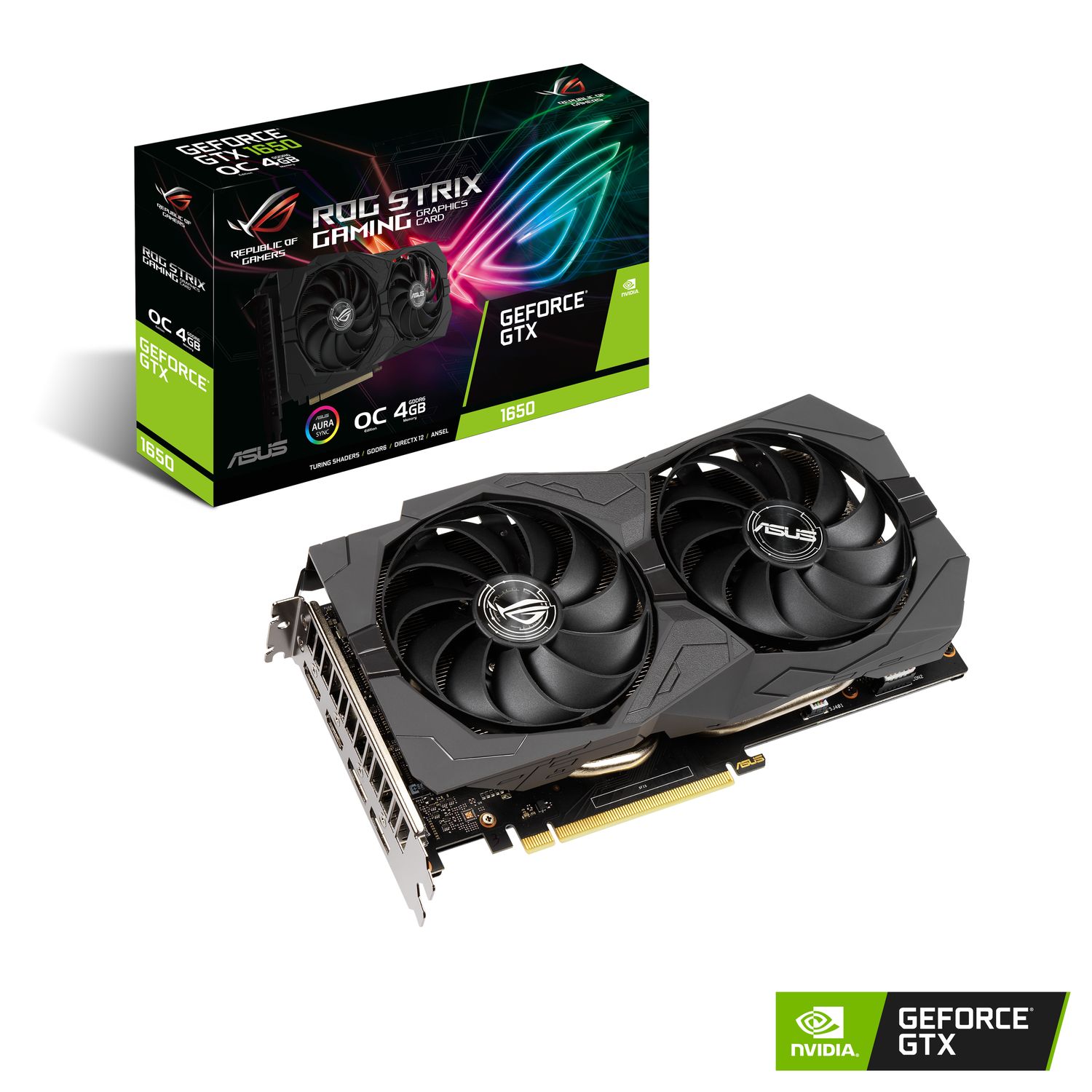 GDDR6メモリ採用、GeForce GTX 1650を搭載したデュアルファンと