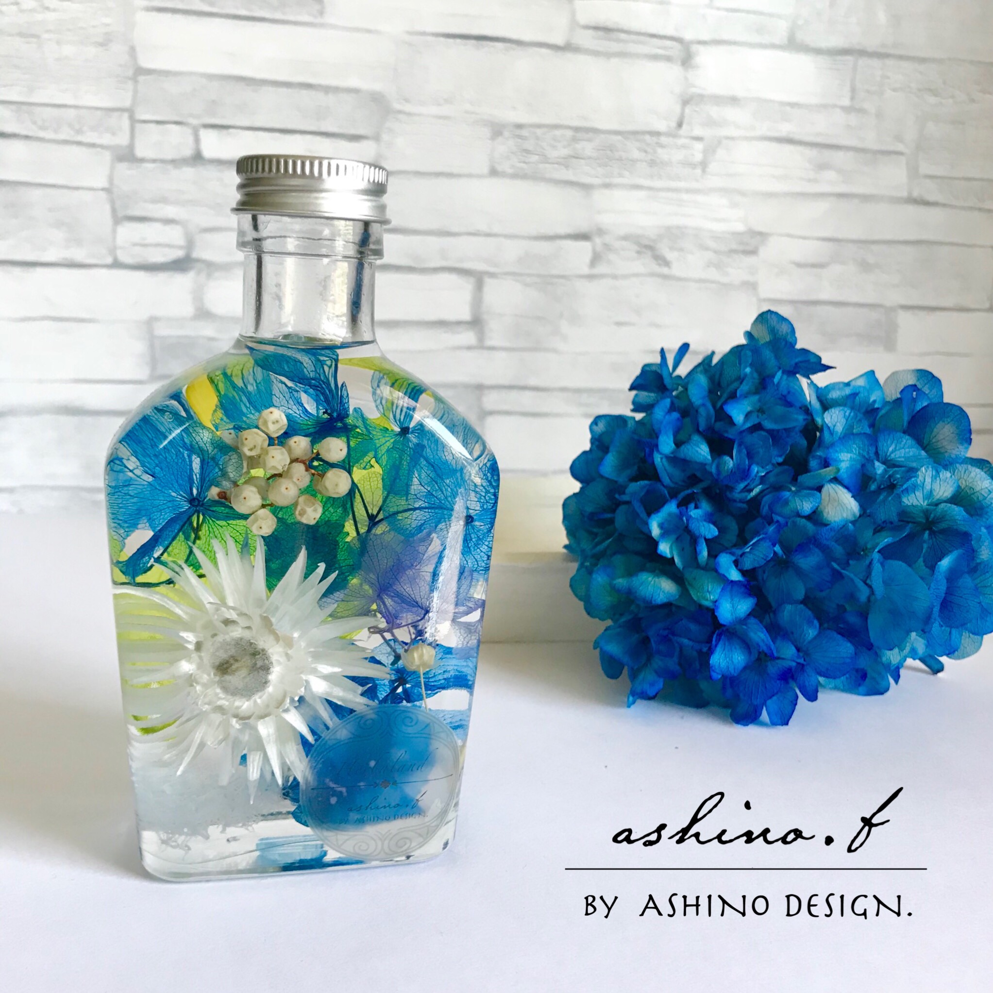 ラリマーのパワーハーバリウム！綺麗！ ラリマーのパワーハーバリウム