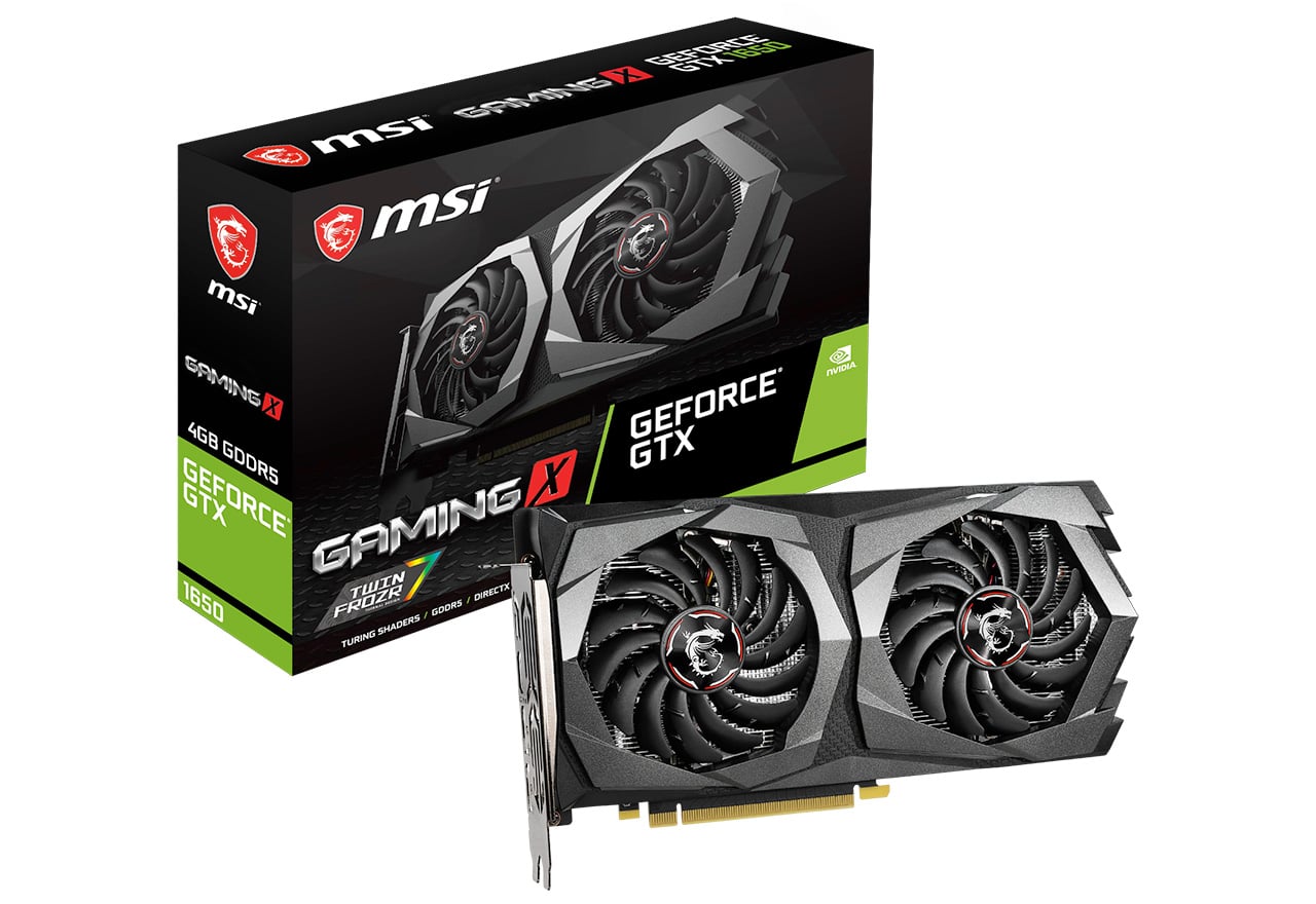 GeForce GTX 1650 GAMING X 4G | MSI グラフィックボード GeForce GTX