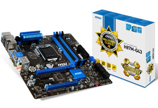 H87M-G43 | MSI マザーボード Intel H87チップセット | 株式会社アスク