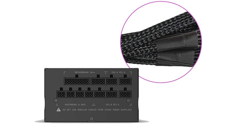 NZXT C650 電源ユニット 80Plus Gold 認証 [ 定格650W出力 ]｜PA-6G1BB