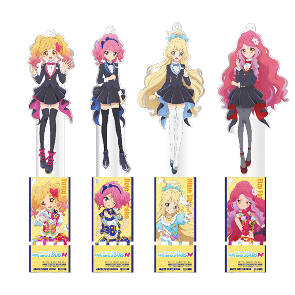 アイカツスターズ！アクリルバッジスタンドキーホルダー We are STARS