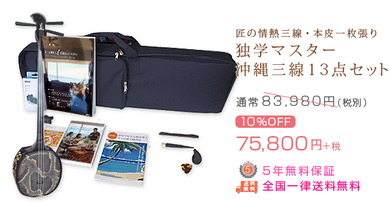 美品 沖縄三線 人工革 ソフトケース、爪、小物入れなど付属 美品 沖縄