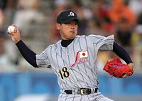アテネ五輪の出場権を獲得したアジア野球選手権で指揮を執る長嶋茂雄