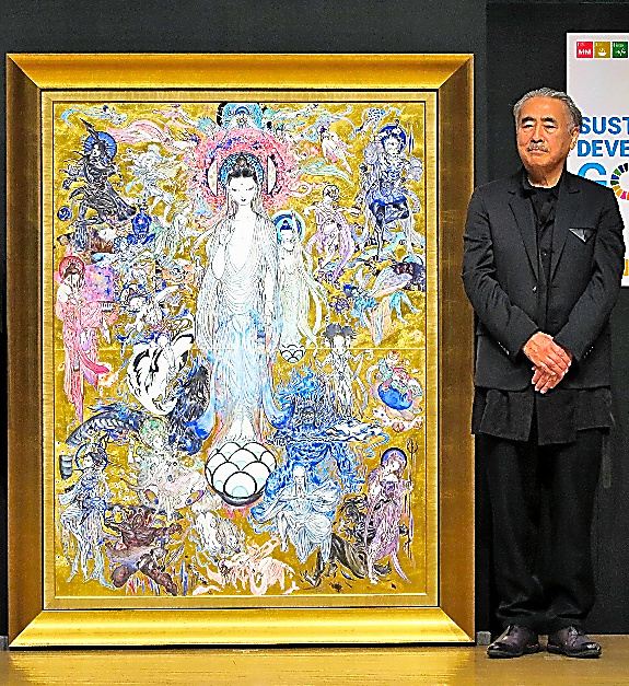 天野喜孝が描く法華経の世界 日蓮降誕800年を記念：朝日新聞