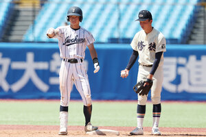 岩倉、28年ぶり甲子園へ王手 攻守の要・高橋選手「後ろにつなぐ