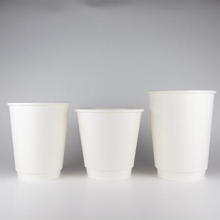 KMJ-360-WHTset｜断熱二重紙コップ+パルプリッド 400ml(12オンス