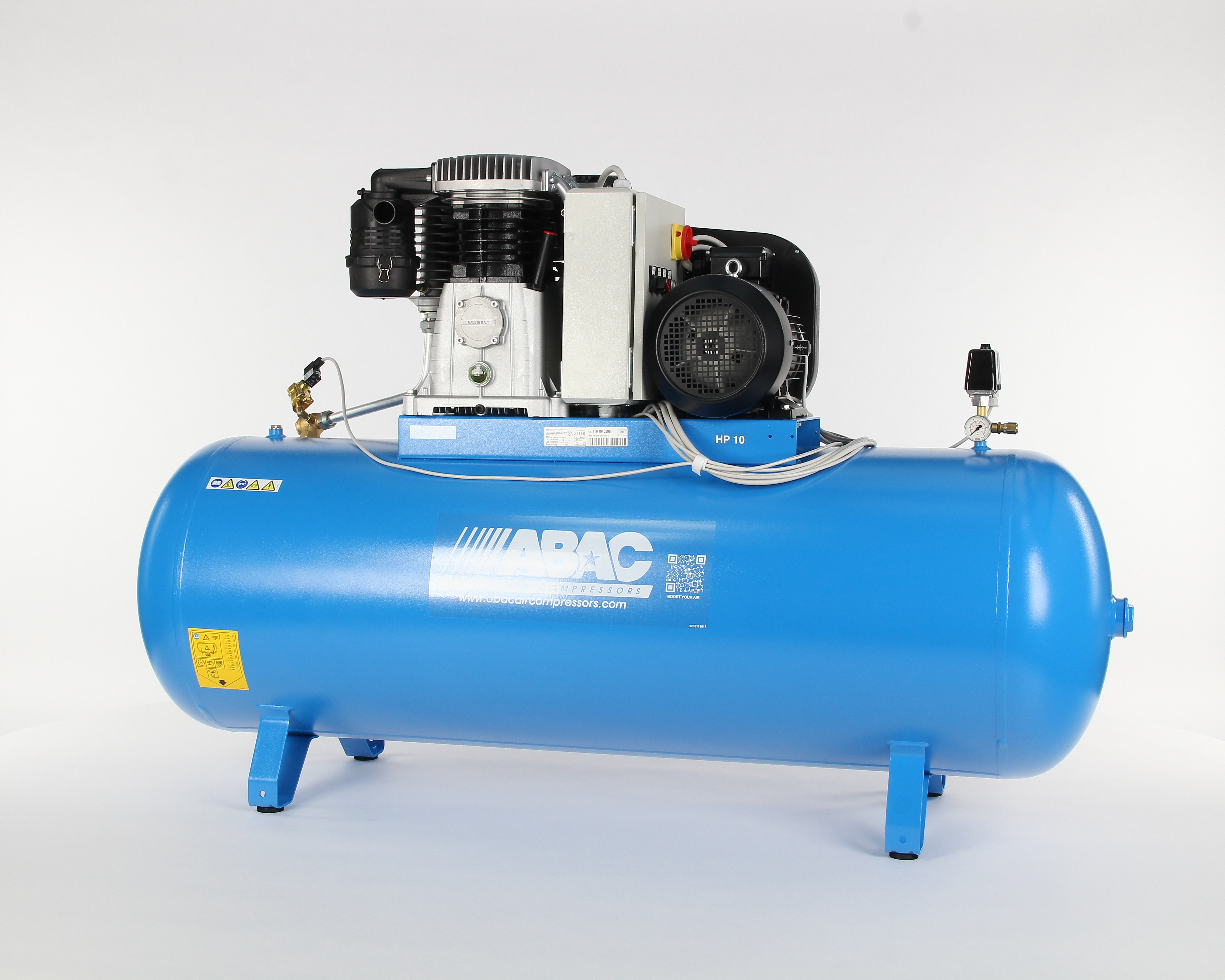 Abac PRO B7000 Piston Compressor - Tank Mounted - 10Hp