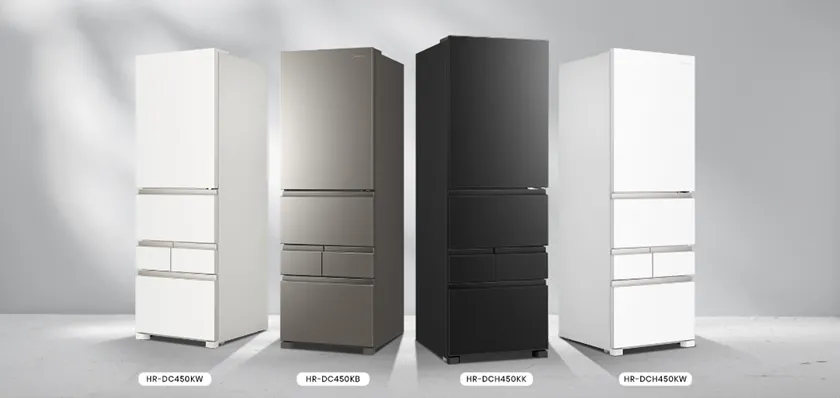 ハイセンスから初の450Lクラス5ドア冷凍冷蔵庫 「HR-DCH450」など2025
