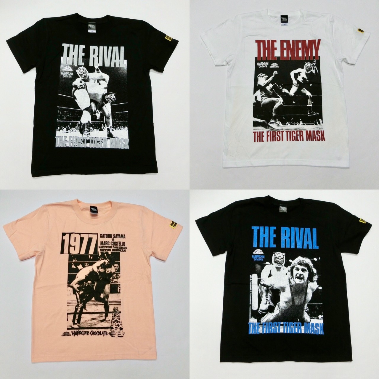 時代の息吹が詰まったタイガーマスクTシャツ4種が登場！ 初代タイガー