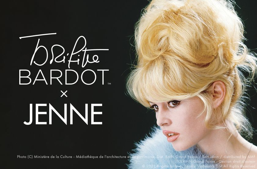JENNE×Brigitte Bardot 公式ライセンシーの称号を元に 初の