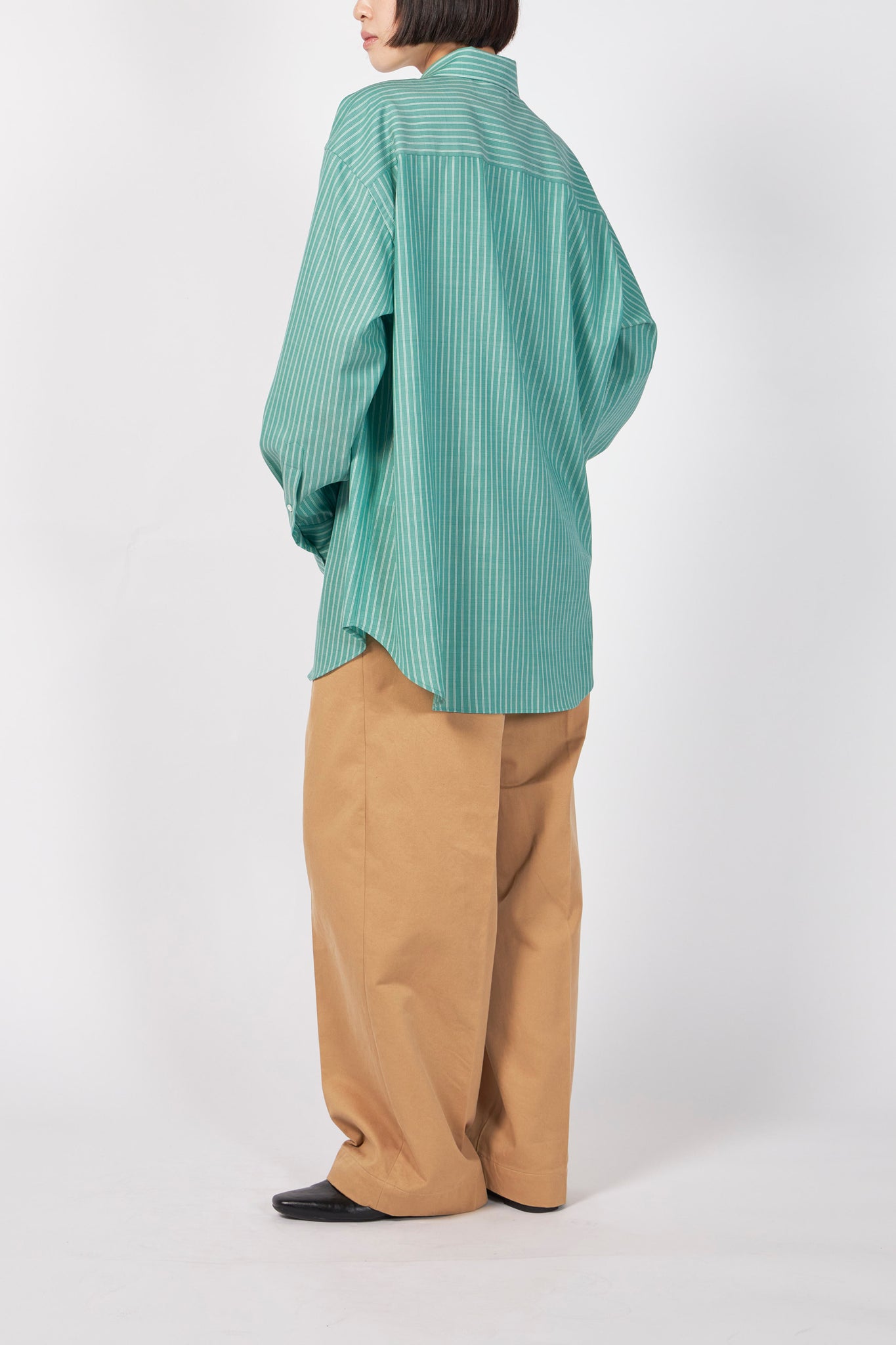 SUPER FINE WOOL STRIPE SHIRT – ATELIERMO